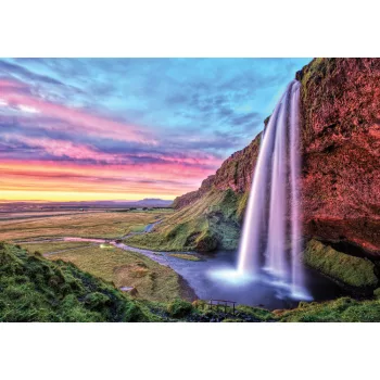 Napkelte vízesés poszter, fotótapéta