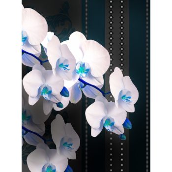   Virág minta poszter, fotótapéta, Vlies (184x254 cm, álló)