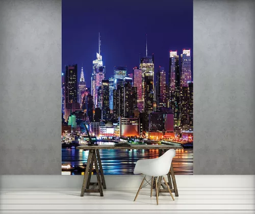 New York éjjel poszter, fotótapéta (184 x 254 cm)