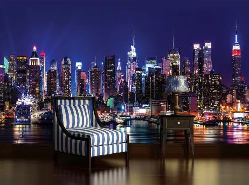 New York éjjel poszter, fotótapéta (152,5 x 104 cm)