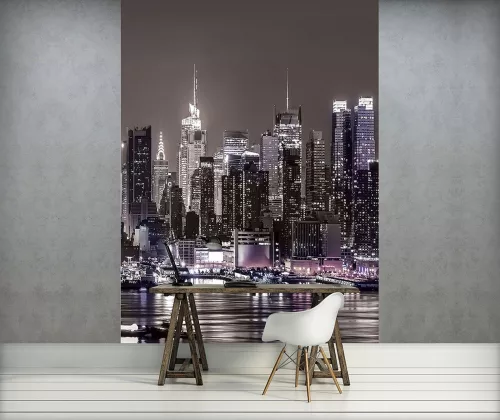 New York éjjel poszter, fotótapéta (184 x 254 cm)