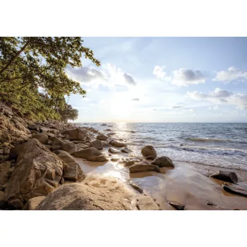 Sziklás tengerpart poszter, fotótapéta