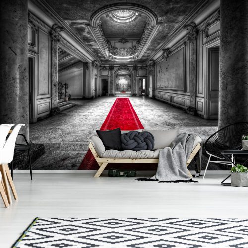 Sötét folyosó poszter, fotótapéta, Vlies (104 x 70,5 cm)