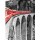 Vasúti híd poszter, fotótapéta, Vlies  (184x254 cm, álló)
