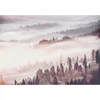 Felhős dombság poszter, fotótapéta