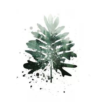 Levél poszter, fotótapéta (184 x 254 cm)