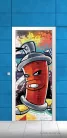Graffiti öntapadós poszter, fotótapéta (91 x 211 cm)