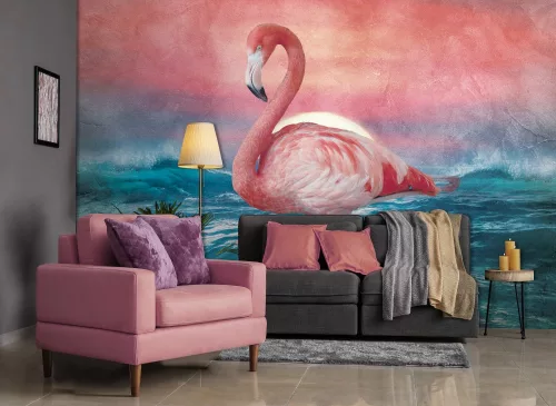 Flamingó poszter, fotótapéta