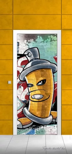 Graffiti öntapadós poszter, fotótapéta (91 x 211 cm)