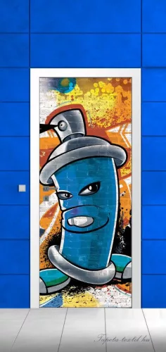 Graffiti öntapadós poszter, fotótapéta (91 x 211 cm)