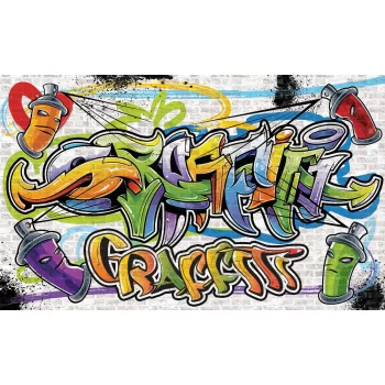 Utcai graffiti poszter, fotótapéta