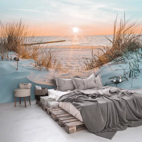 Naplemente a parton poszter, fotótapéta