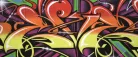 Graffiti minta poszter, fotótapéta (250 cm x 104 xm)