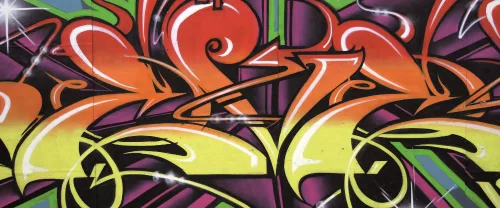 Graffiti minta poszter, fotótapéta (250 cm x 104 xm)