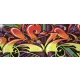 Graffiti minta poszter, fotótapéta (250 x 104 cm)