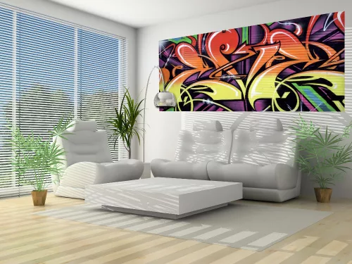 Graffiti minta poszter, fotótapéta (250 cm x 104 xm)