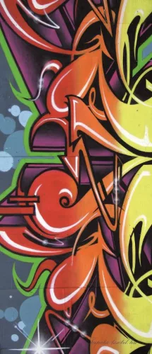 Graffiti poszter, fotótapéta (91 x 211 cm)