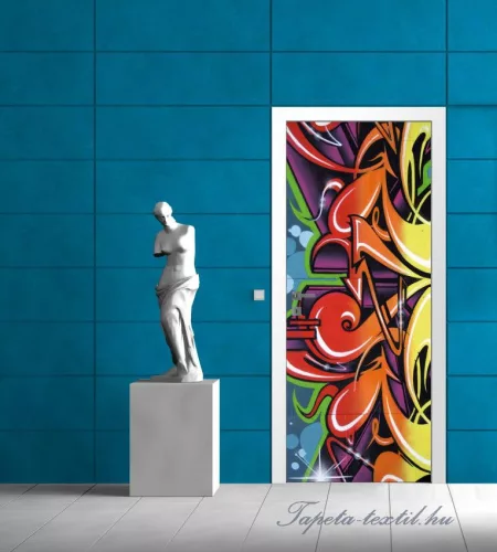 Graffiti poszter, fotótapéta (91 x 211 cm)