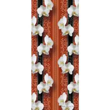 Virág minta öntapadós poszter, fotótapéta (91 x 211 cm)