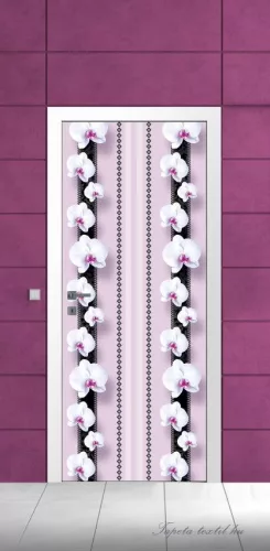 Virág minta öntapadós poszter, fotótapéta (91 x 211 cm)