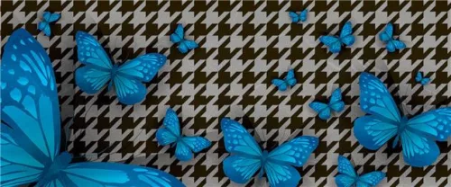Pillangók poszter, fotótapéta (250 x 104 cm)