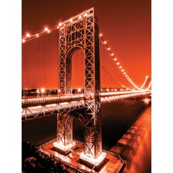   Manhattan Bridge poszter, fotótapéta, Vlies  (206x275 cm, álló)