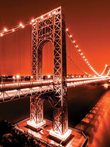 Manhattan Bridge poszter, fotótapéta, Vlies  (206x275 cm, álló)