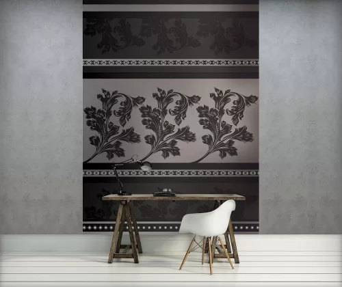 Levél minta poszter, fotótapéta, Vlies (184x254 cm, álló)