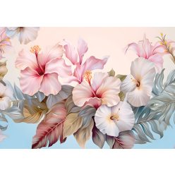   Rózsaszín Plumeria poszter, fotótapéta, Vlies (350 x 250 cm)