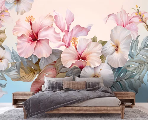 Rózsaszín Plumeria poszter, fotótapéta