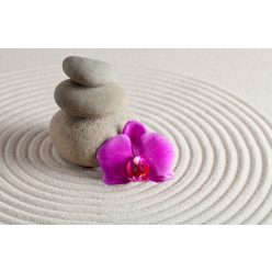 Spa Stones poszter, fotótapéta, Vlies (104 x 70,5 cm)