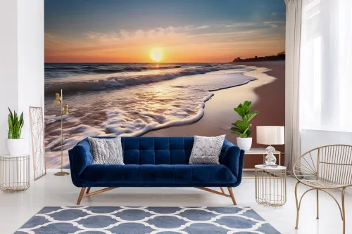 Naplamente a homokos tengerpartról poszter, fotótapéta