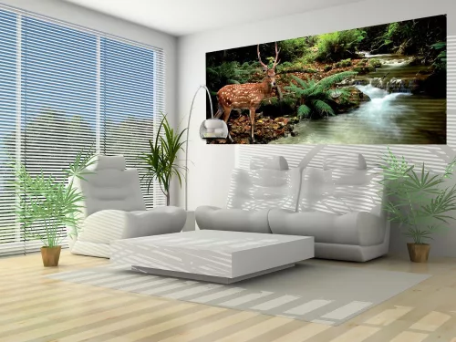 Őz poszter, fotótapéta (250 x 104 cm)