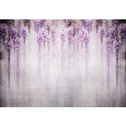 Lila wisteria poszter, fotótapéta, Vlies (104 x 70,5 cm)