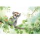 Lemur poszter, fotótapéta Vlies (254 x 184 cm)