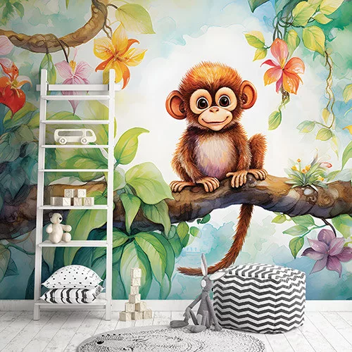 Majom poszter, fotótapéta