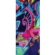 Graffiti poszter, fotótapéta (91 x 211 cm)