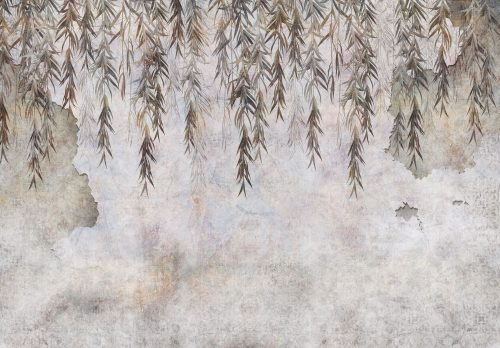 Lelógó fűzfa ágak poszter, fotótapéta, Vlies (104 x 70,5 cm)
