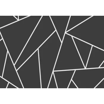 Geometria - fekete-fehér poszter, fotótapéta