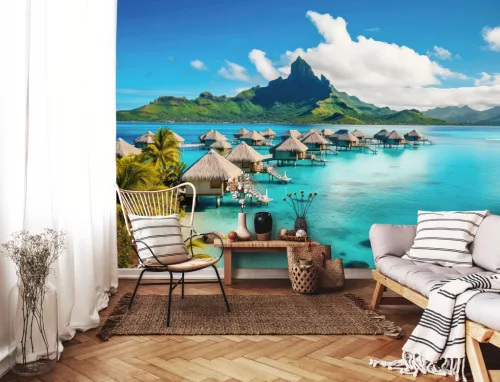 Lebegő falu, Bora-bora poszter, fotótapéta