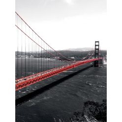   Golden Gate Bridge poszter, fotótapéta, Vlies  (206x275 cm, álló)