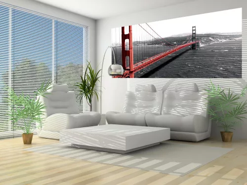 Golden Gate Bridge poszter, fotótapéta (250 cm x 104 xm)