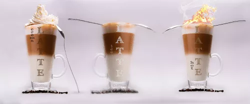 Latte poszter, fotótapéta (250 x 104 cm)