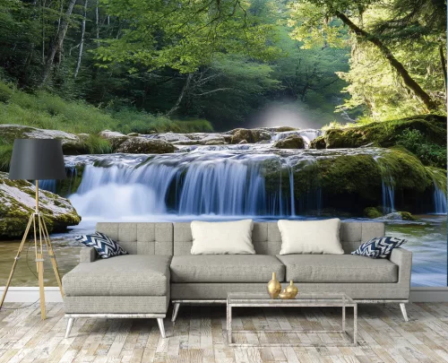 Kis csobogó az erdőben poszter, fotótapéta