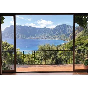 Kilátás az öbölre poszter, fotótapéta