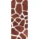 Zsiráf minta poszter, fotótapéta (91 x 211 cm)