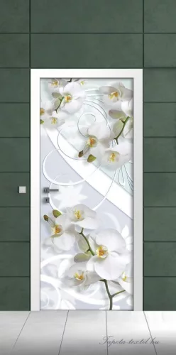 Virág minta poszter, fotótapéta (91 x 211 cm)