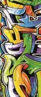 Graffiti öntapadós poszter, fotótapéta (91 x 211 cm)