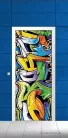 Graffiti öntapadós poszter, fotótapéta (91 x 211 cm)