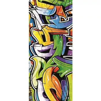 Graffiti poszter, fotótapéta (91 x 211 cm)